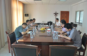 Meeting between china national feed standard committee and honghuan company