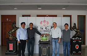 South American Customer Visit Honghuan Company
