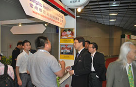 Malaysia Vice minister of agriculture visit our Booth during Malaysia exhibition